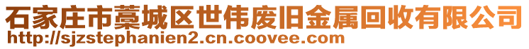 石家莊市藁城區(qū)世偉廢舊金屬回收有限公司