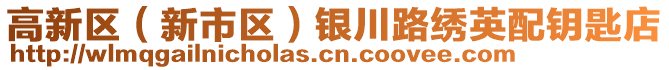 高新區(qū)（新市區(qū)）銀川路繡英配鑰匙店