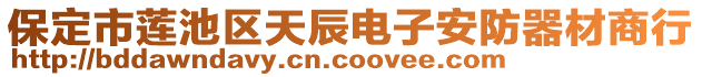 保定市蓮池區(qū)天辰電子安防器材商行