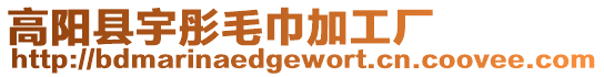 高陽縣宇彤毛巾加工廠