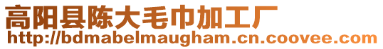 高陽縣陳大毛巾加工廠