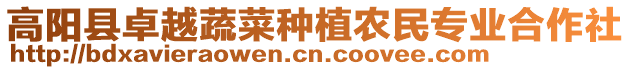 高陽縣卓越蔬菜種植農民專業合作社