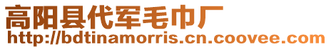 高陽縣代軍毛巾廠