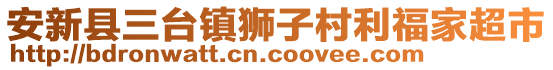 安新縣三臺(tái)鎮(zhèn)獅子村利福家超市