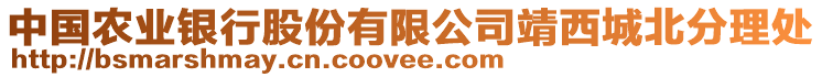 中國(guó)農(nóng)業(yè)銀行股份有限公司靖西城北分理處