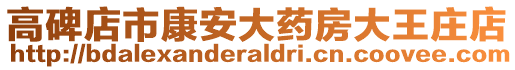 高碑店市康安大藥房大王莊店