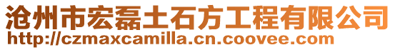 滄州市宏磊土石方工程有限公司