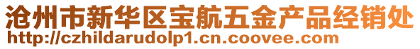 沧州市新华区宝航五金产品经销处