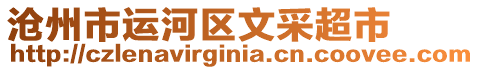 滄州市運(yùn)河區(qū)文采超市