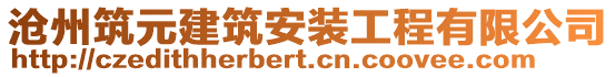 滄州筑元建筑安裝工程有限公司