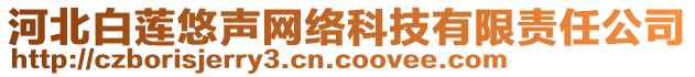 河北白蓮悠聲網絡科技有限責任公司