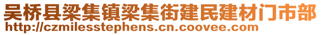 吳橋縣梁集鎮(zhèn)梁集街建民建材門市部