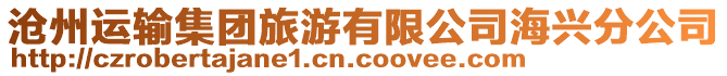 滄州運(yùn)輸集團(tuán)旅游有限公司海興分公司