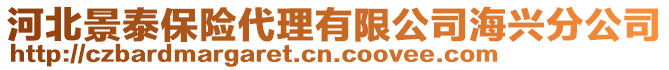 河北景泰保險代理有限公司海興分公司