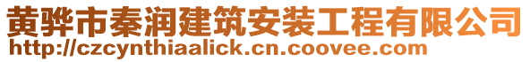 黃驊市秦潤建筑安裝工程有限公司