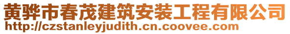 黃驊市春茂建筑安裝工程有限公司