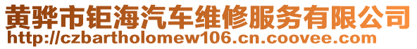 黃驊市鉅海汽車維修服務有限公司