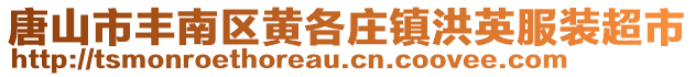 唐山市豐南區黃各莊鎮洪英服裝超市