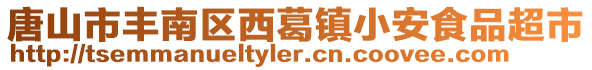 唐山市豐南區(qū)西葛鎮(zhèn)小安食品超市