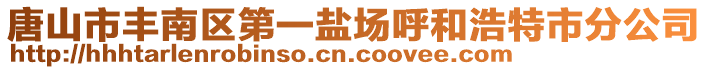 唐山市丰南区第一盐场呼和浩特市分公司