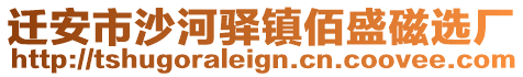 遷安市沙河驛鎮佰盛磁選廠