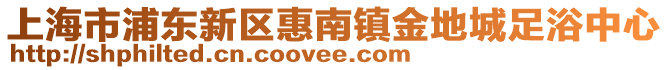 上海市浦東新區(qū)惠南鎮(zhèn)金地城足浴中心