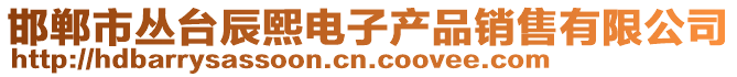 邯鄲市叢臺辰熙電子產品銷售有限公司