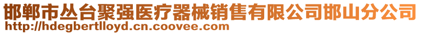 邯鄲市叢臺聚強(qiáng)醫(yī)療器械銷售有限公司邯山分公司