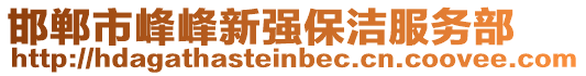 邯鄲市峰峰新強(qiáng)保潔服務(wù)部