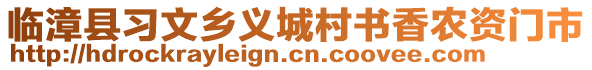 臨漳縣習(xí)文鄉(xiāng)義城村書(shū)香農(nóng)資門(mén)市