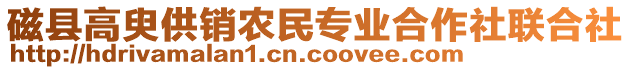 磁縣高臾供銷農(nóng)民專業(yè)合作社聯(lián)合社