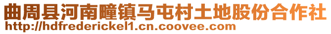 曲周县河南疃镇马屯村土地股份合作社