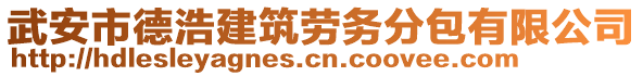 武安市德浩建筑勞務(wù)分包有限公司