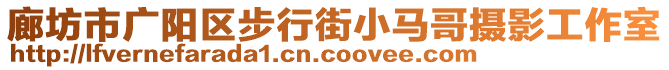 廊坊市廣陽(yáng)區(qū)步行街小馬哥攝影工作室