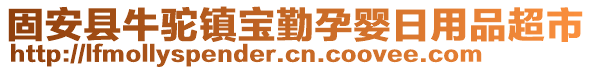 固安縣牛駝鎮(zhèn)寶勤孕嬰日用品超市