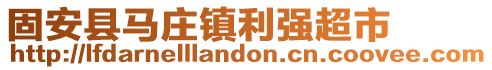 固安縣馬莊鎮利強超市