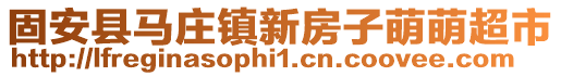 固安縣馬莊鎮新房子萌萌超市