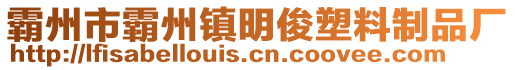 霸州市霸州镇明俊塑料制品厂