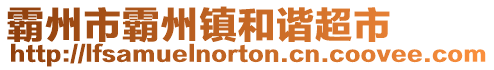 霸州市霸州鎮和諧超市