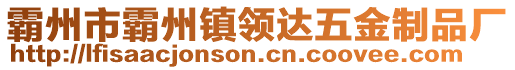 霸州市霸州鎮(zhèn)領(lǐng)達五金制品廠