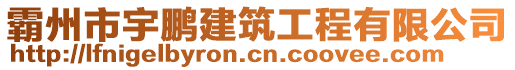 霸州市宇鵬建筑工程有限公司