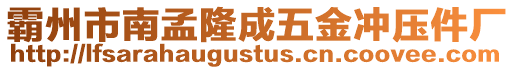 霸州市南孟隆成五金沖壓件廠