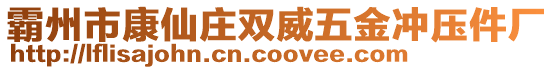 霸州市康仙莊雙威五金沖壓件廠