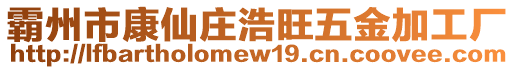 霸州市康仙莊浩旺五金加工廠