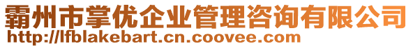 霸州市掌優(yōu)企業(yè)管理咨詢(xún)有限公司