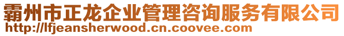 霸州市正龍企業(yè)管理咨詢服務(wù)有限公司