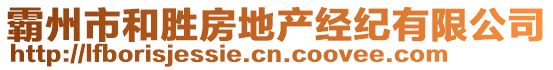 霸州市和勝房地產經紀有限公司