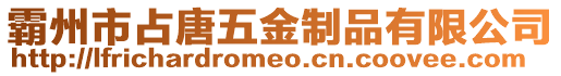 霸州市占唐五金制品有限公司