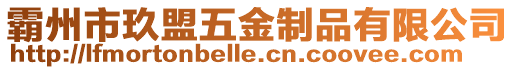 霸州市玖盟五金制品有限公司