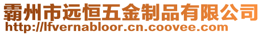 霸州市遠恒五金制品有限公司